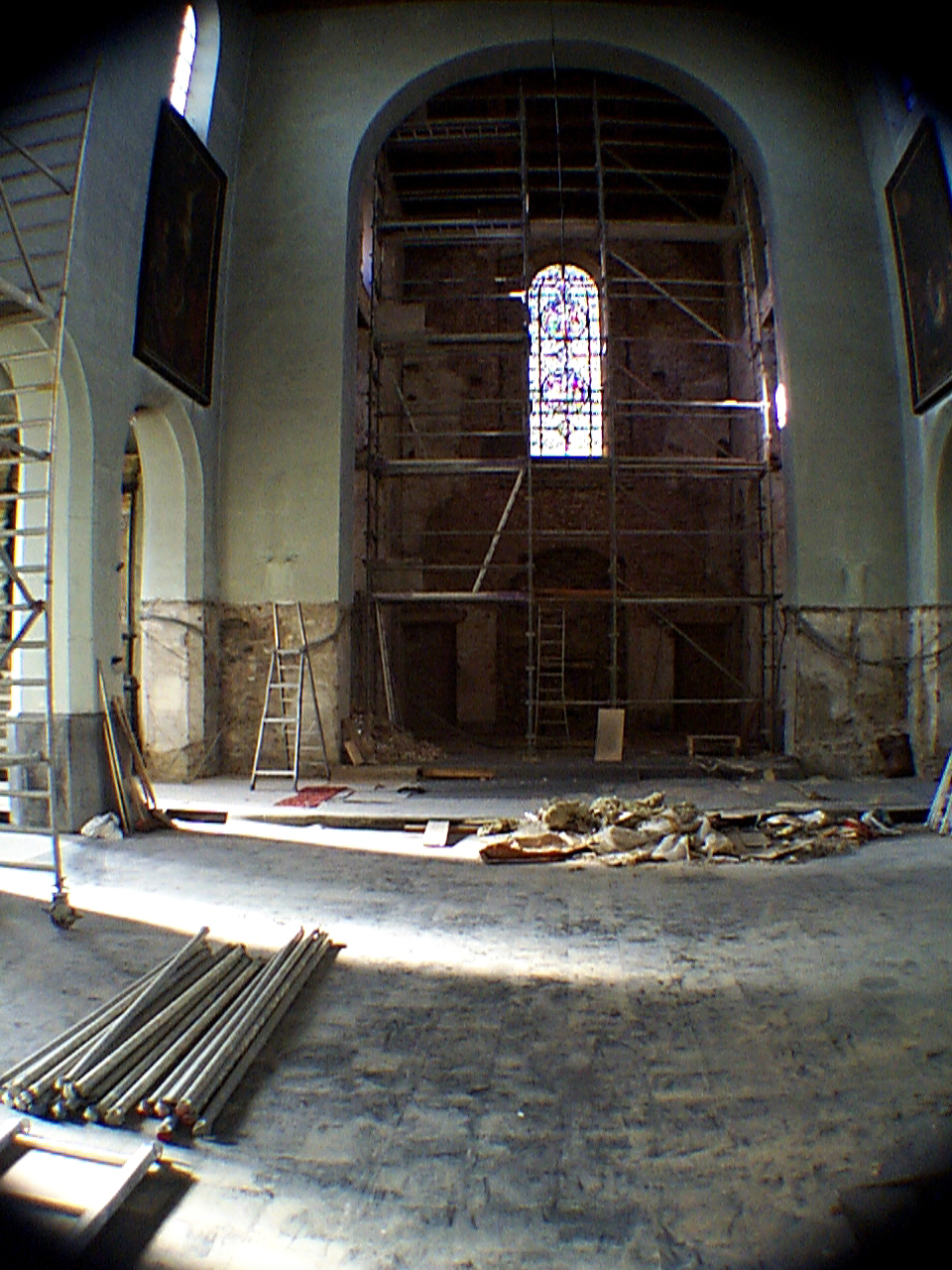 Restoration of the west choir 1